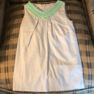Girls linen designer dress, perfect for Summer